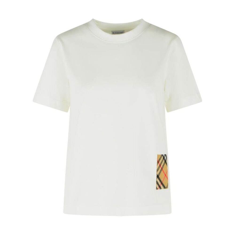 Burberry 'Frankie' White Cotton T-Shirt Women